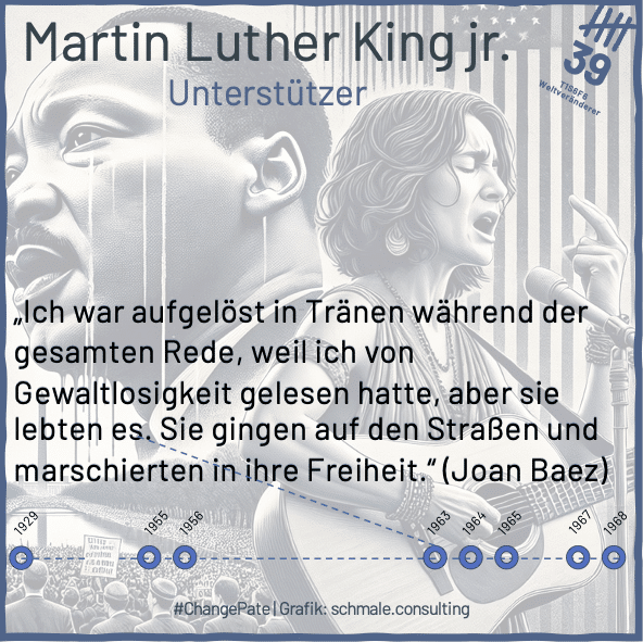 Joan Baez und Martin Luther King: Musik und Worte, die die Welt veränderten